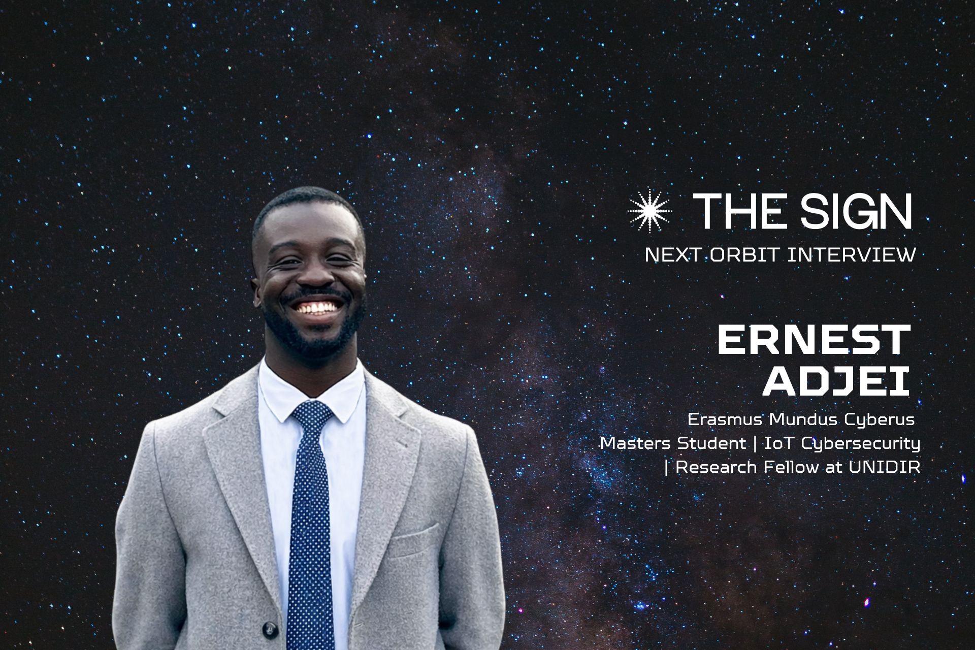 Ernest Adjei: The Rise of Space Cybersecurity Talent
