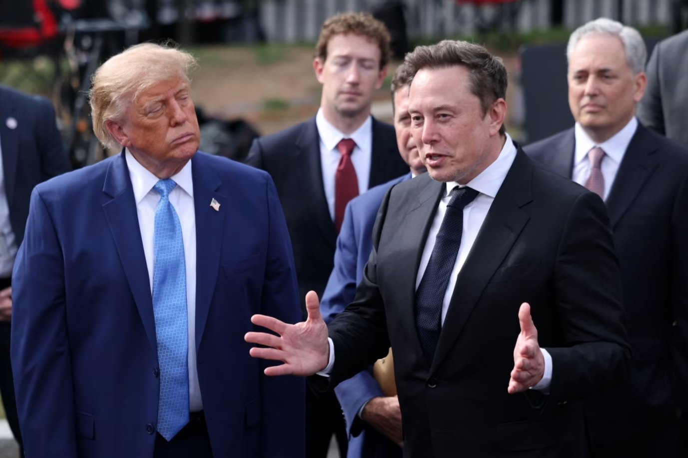 Donald Trump and Elon Musk at the White House last month. Picture credit: Tierney L. Cross/PRESS POOL – WSJ.