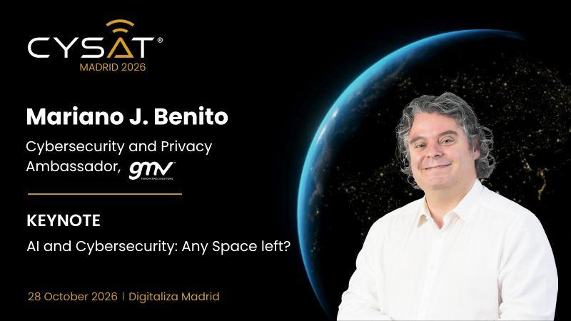 Mariano J. Benito, Cybersecurity and Privacy Ambassador at GMV, keynote: AI and Cybersecurity: Any Space left?
