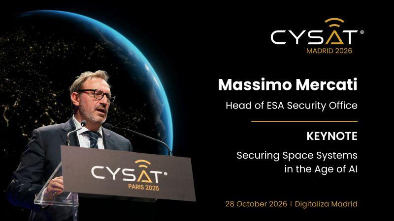Massimo Mercati, Head of ESA Security Office, keynote: Securing Space Systems in the Age of AI
