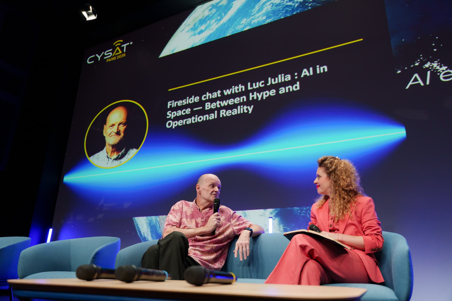 Fireside chat with Luc Julia: AI in Space at CYSAT Paris 2026
