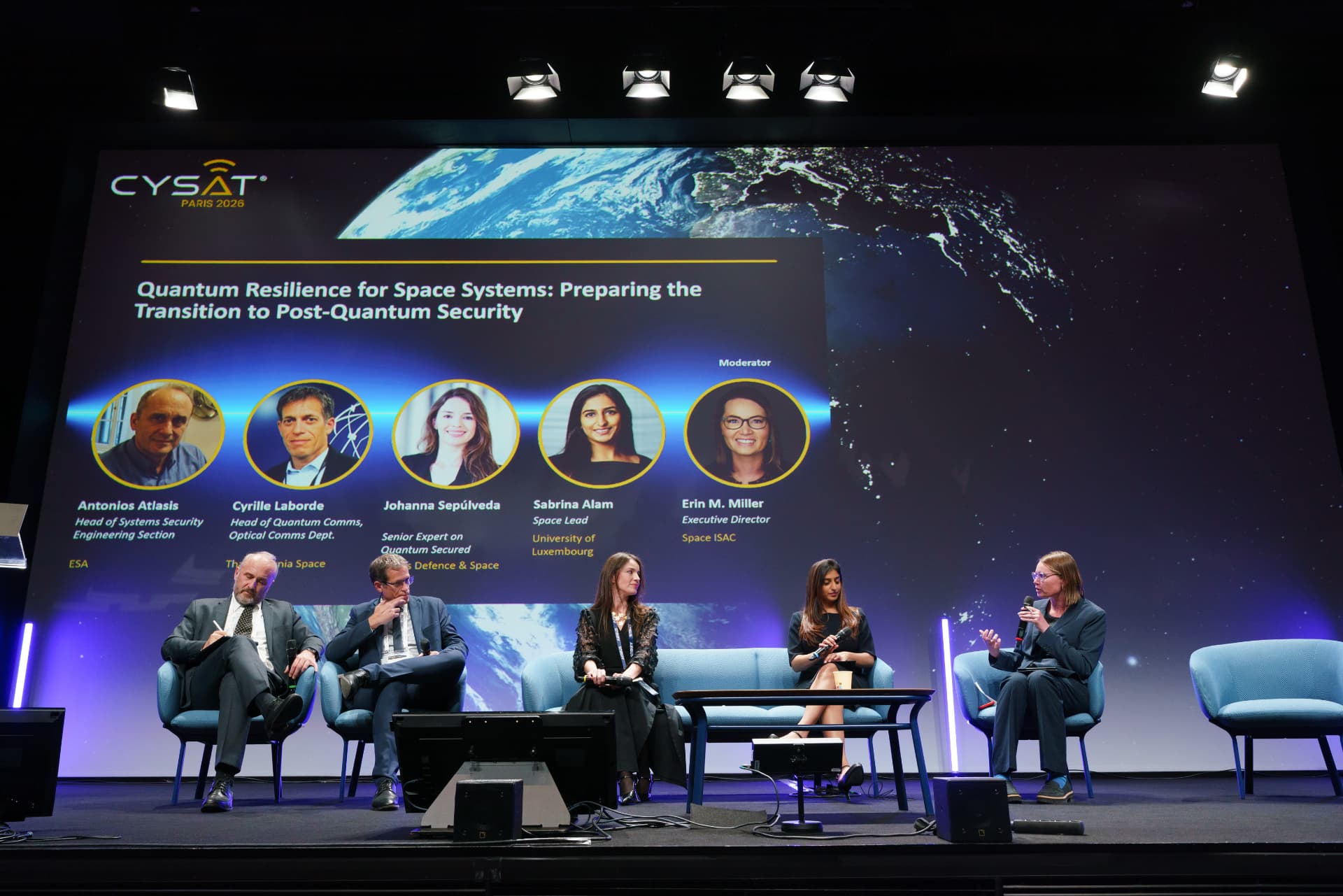 Quantum Resilience for Space Systems panel at CYSAT Paris 2026