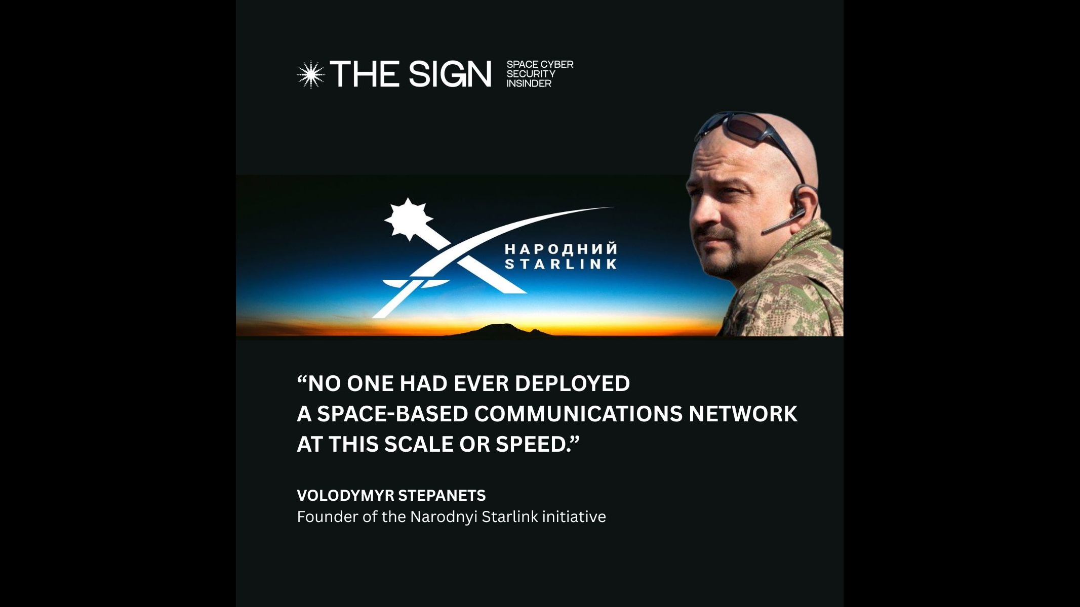 Was Starlink hacked in Ukraine? Interview with Volodymyr Stepanets, founder of the Initiative "Narodnyi Starlink"